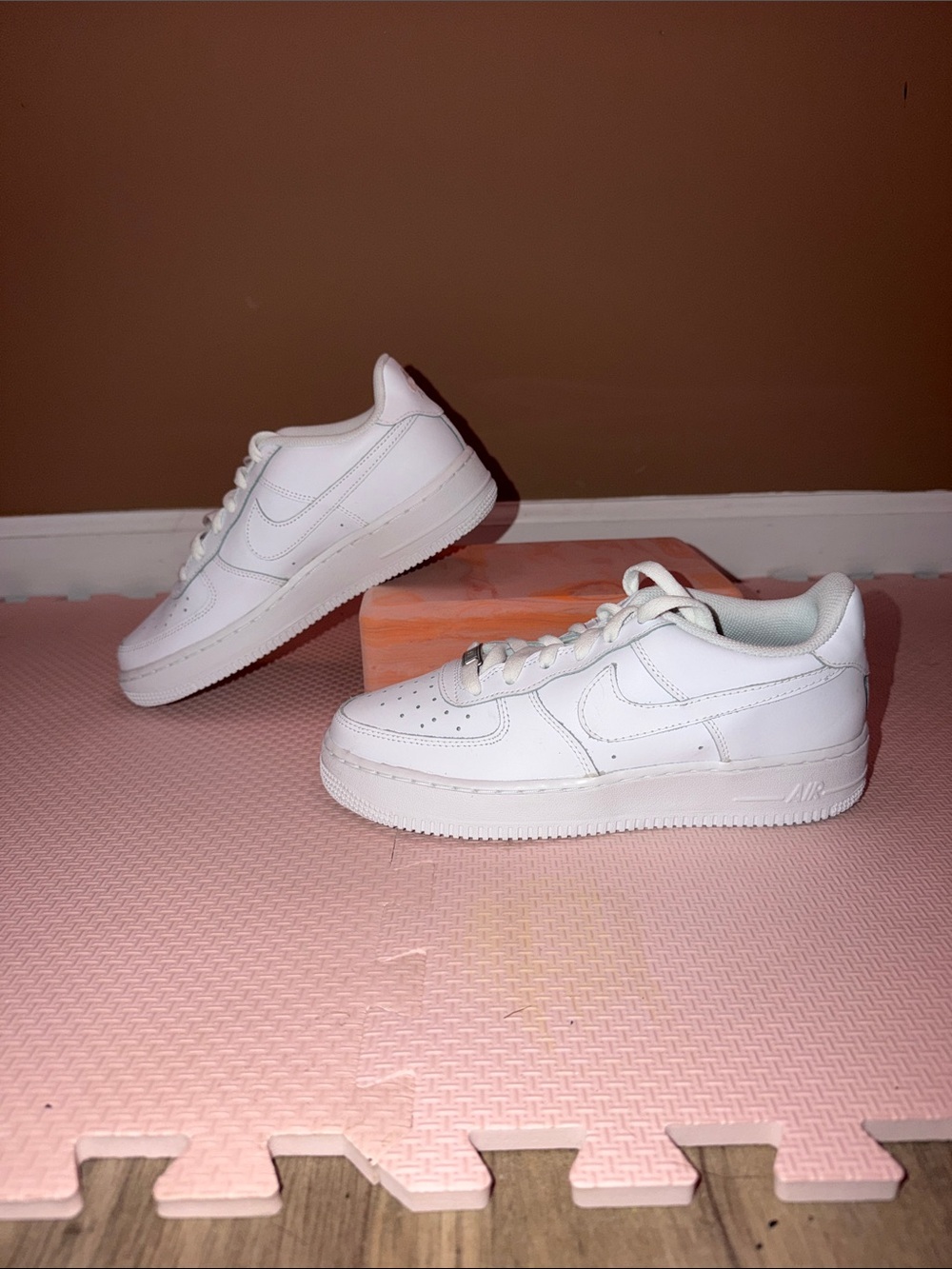 Nike White Air Force Ones (Boys 6.5 Youth)